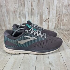 Brooks‎ Addiction 14 Gray Teal Women's Running Shoes Sneakers Size 12